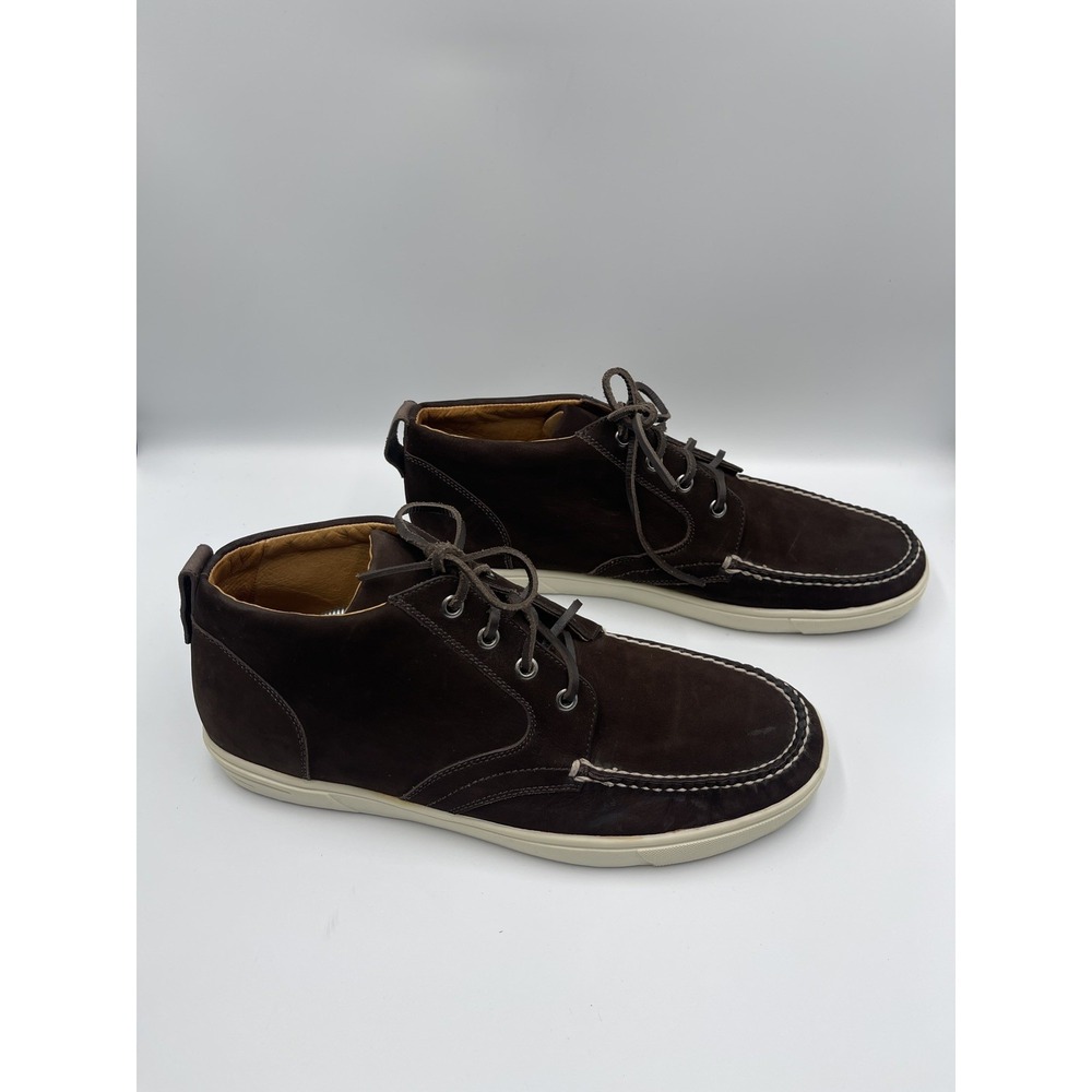Peter Millar Mens Brown Midtown Chukka Nubuck Sneaker Size 10.5 M MF16F05
